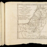 Collection of Bible Illustrations – French – ca.1775 | Leather Binding, Maps & Plates