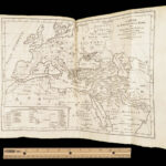 Collection of Bible Illustrations – French – ca.1775 | Leather Binding, Maps & Plates