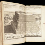 Collection of Bible Illustrations – French – ca.1775 | Leather Binding, Maps & Plates