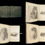 1876 BRONTE Novels Jane Eyre Wuthering Heights Shirley Feminism Villette 6v