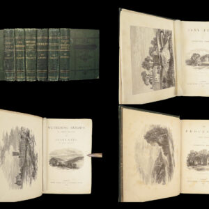 1876 BRONTE Novels Jane Eyre Wuthering Heights Shirley Feminism Villette 6v