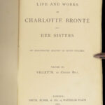 1876 BRONTE Novels Jane Eyre Wuthering Heights Shirley Feminism Villette 6v