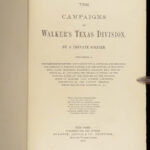 The Campaigns of Walker’s Texas Division – J. P. Blessington – 1875 | First Edition, Confederate Memoir