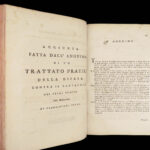 Osservazioni sopra il giuoco degli scacchi – Lolli – 1763 | First Edition | Chess Manual