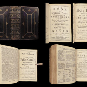 The Book of Common Prayer – Church of England – 1722 | John Baskett Holy Bible