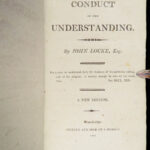 The Conduct of the Understanding – John Locke – 1801 | Beautiful Fine Binding