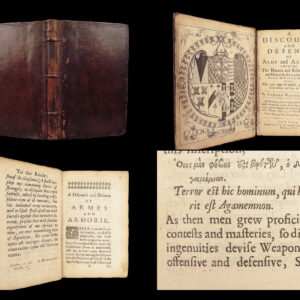 Discourse and Defence of Arms and Armory, Edward Waterhouse – 1660 | First Edition Heraldry