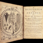 Discourse and Defence of Arms and Armory, Edward Waterhouse – 1660 | First Edition Heraldry