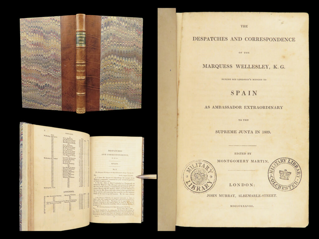 The Despatches And Correspondence – Richard Wellesley – 1838 | British India Wars | 1 The despatches and correspondence – richard wellesley – 1838 | british india wars | first edition from 1838 compiling richard wellesley’s dispatches and letters from india, including communications tied to the mysore and maratha wars, printed by j. Murray.