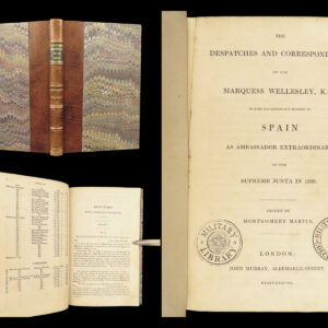 The Despatches and Correspondence – Richard Wellesley – 1838 | British India Wars