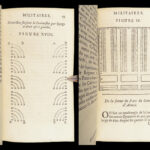 Les devoirs militaires – de La Fontaine – 1675 | First Edition, Illustrated