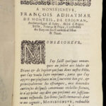 La Diane et le Iupiter d’Arles – François de Rebatu – 1656 | First Edition, Arles