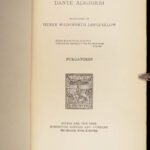 The Divine Comedy – Dante Alighieri – 1895 | Longfellow English in Stunning Binding