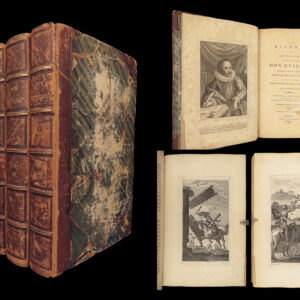 Don Quixote – Miguel de Cervantes – 1796 | First Dublin Edition with 22 Engravings