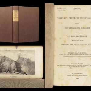 Notes of a Military Reconnaissance – W. H. Emory – 1848 | First Senate Edition