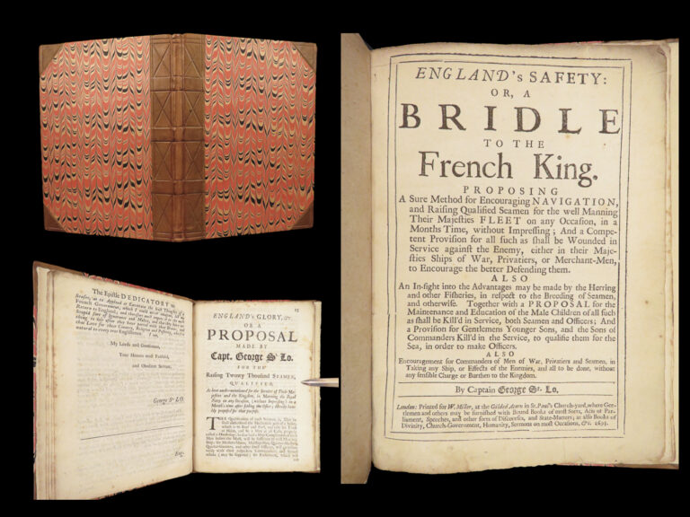 Image of England’s Safety – George St. Lo – 1693 | First Edition British Naval Policy