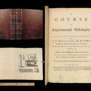 A Course of Experimental Philosophy – Desaguliers – 1763 | Physics Plates 2vols