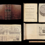 A Course of Experimental Philosophy – Desaguliers – 1763 | Physics Plates 2vols