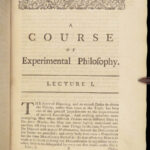 A Course of Experimental Philosophy – Desaguliers – 1763 | Physics Plates 2vols