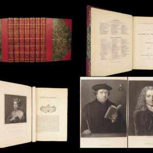 The Gallery of Portraits with Memoirs – 1833 | First Edition w/ Steel Engravings, 7 Volumes