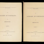 The Gallery of Portraits with Memoirs – 1833 | First Edition w/ Steel Engravings, 7 Volumes