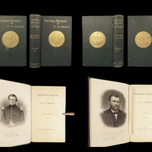 Personal Memoirs of U.S. Grant – Ulysses S. Grant – 1885–86 | First Edition in Green cloth