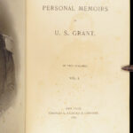 Personal Memoirs of U.S. Grant – Ulysses S. Grant – 1885–86 | First Edition in Green cloth