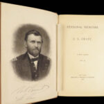 Personal Memoirs of U.S. Grant – Ulysses S. Grant – 1885–86 | First Edition in Original Leather