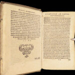 Works of Hesiod – 1591 | Hesiodus Theogony in Greek & Latin | Tooled Vellum