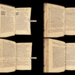 Works of Hesiod – 1591 | Hesiodus Theogony in Greek & Latin | Tooled Vellum