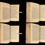Works of Hesiod – 1591 | Hesiodus Theogony in Greek & Latin | Tooled Vellum