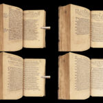 Works of Hesiod – 1591 | Hesiodus Theogony in Greek & Latin | Tooled Vellum