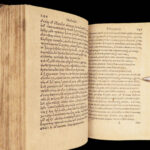 Works of Hesiod – 1591 | Hesiodus Theogony in Greek & Latin | Tooled Vellum