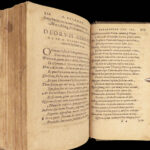 Works of Hesiod – 1591 | Hesiodus Theogony in Greek & Latin | Tooled Vellum