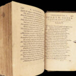 Works of Hesiod – 1591 | Hesiodus Theogony in Greek & Latin | Tooled Vellum