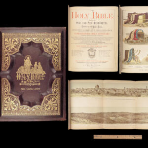The Holy Bible – Holman – 1883 | Illustrated, Beautiful Leather Family Bible