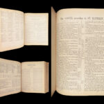 The Holy Bible – Holman – 1883 | Illustrated, Beautiful Leather Family Bible