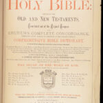 The Holy Bible – Holman – 1883 | Illustrated, Beautiful Leather Family Bible