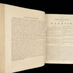 The Holy Bible – 1812 | John Hewett Commentary, 120 Engravings, 3 Huge Volumes