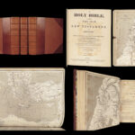 The Holy Bible – 1812 | John Hewett Commentary, 120 Engravings, 3 Huge Volumes