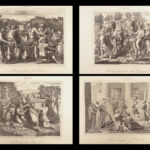 The Holy Bible – 1812 | John Hewett Commentary, 120 Engravings, 3 Huge Volumes
