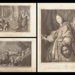 The Holy Bible – 1812 | John Hewett Commentary, 120 Engravings, 3 Huge Volumes