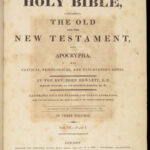 The Holy Bible – 1812 | John Hewett Commentary, 120 Engravings, 3 Huge Volumes