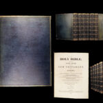 The Holy Bible – 1812 | John Hewett Commentary, 120 Engravings, 6 Huge Volumes