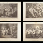 The Holy Bible – 1812 | John Hewett Commentary, 120 Engravings, 6 Huge Volumes