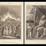 The Holy Bible – 1812 | John Hewett Commentary, 120 Engravings, 6 Huge Volumes