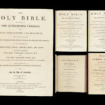 The Holy Bible – 1817 | Mant Commentary & Common Prayer | Illustrated, 4 Volumes