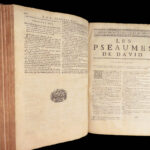 La Sainte Bible – Holy Bible – 1731 | de Sacy French Translation, Huge Folio