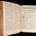 La Sainte Bible – Holy Bible – 1731 | de Sacy French Translation, Huge Folio