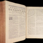 La Sainte Bible – Holy Bible – 1731 | de Sacy French Translation, Huge Folio